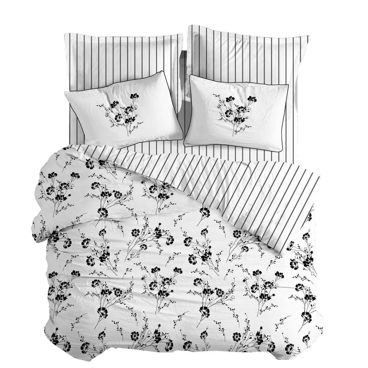 סט מצעים כותנה יחיד הומסטייל